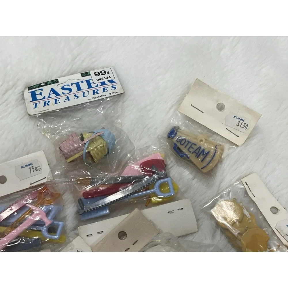 Vintage Wilton Cake Topper Lot Sports Hunting Birthday Crafting